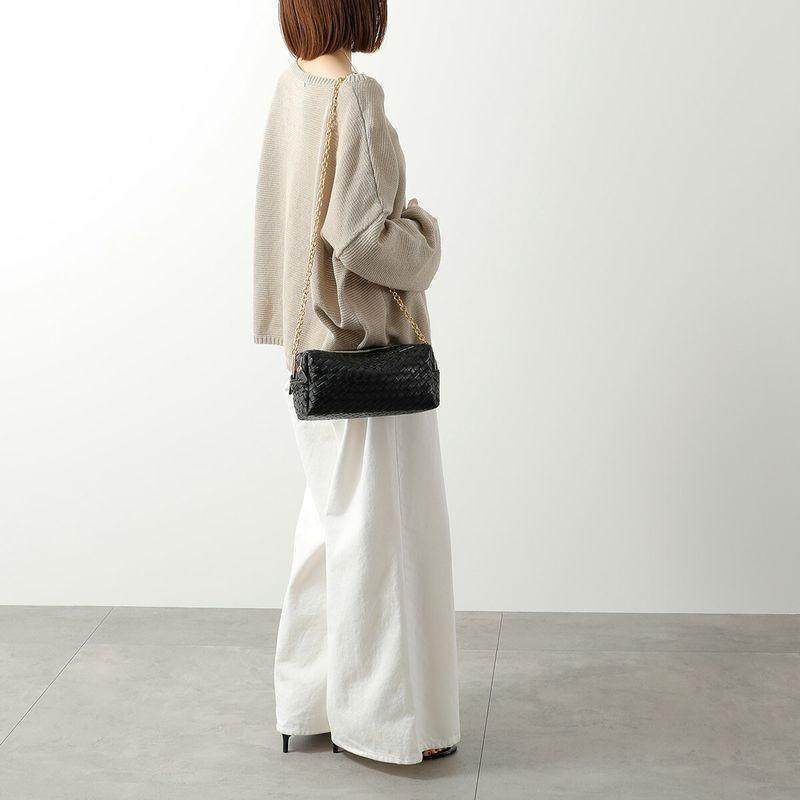 Elleme エレメ　バッグ　人気！　新品未使用 elleme（エレメ） ショルダーバッグ Trousse Chain Woven Leather