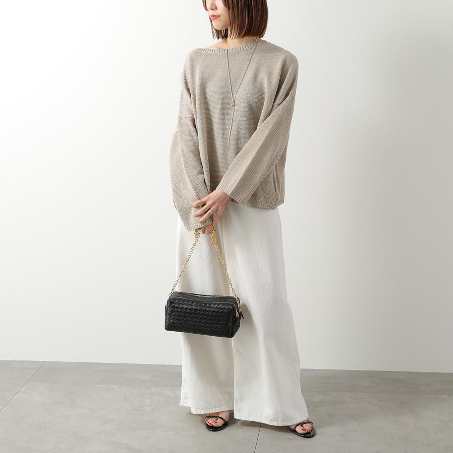 elleme エレメ ショルダーバッグ elleme（エレメ） ショルダーバッグ Trousse Chain Woven Leather