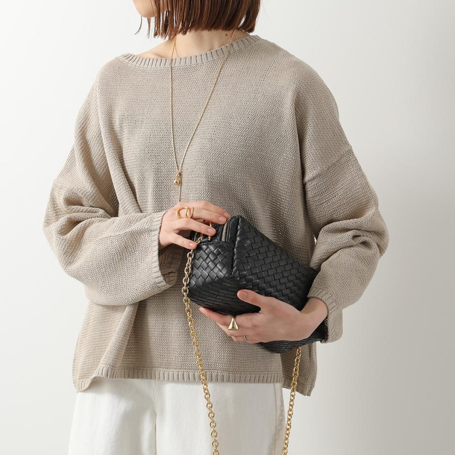 elleme（エレメ） ショルダーバッグ Trousse Chain Woven Leather