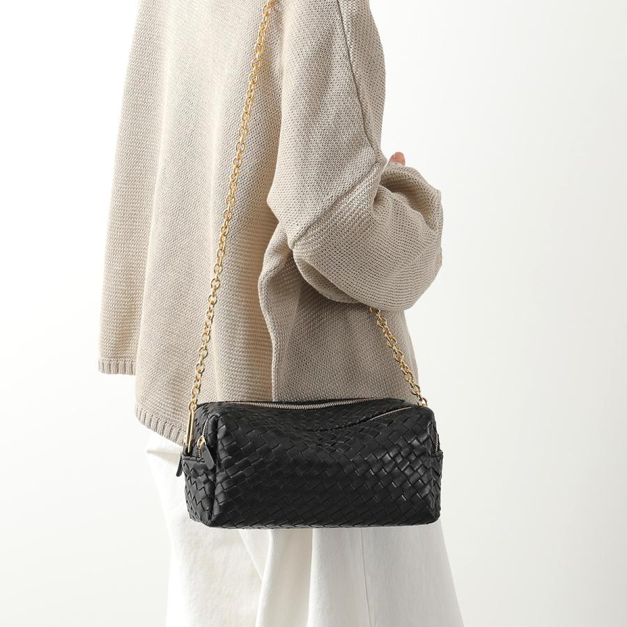 Elleme エレメ　バッグ　人気！　新品未使用 elleme（エレメ） ショルダーバッグ Trousse Chain Woven Leather
