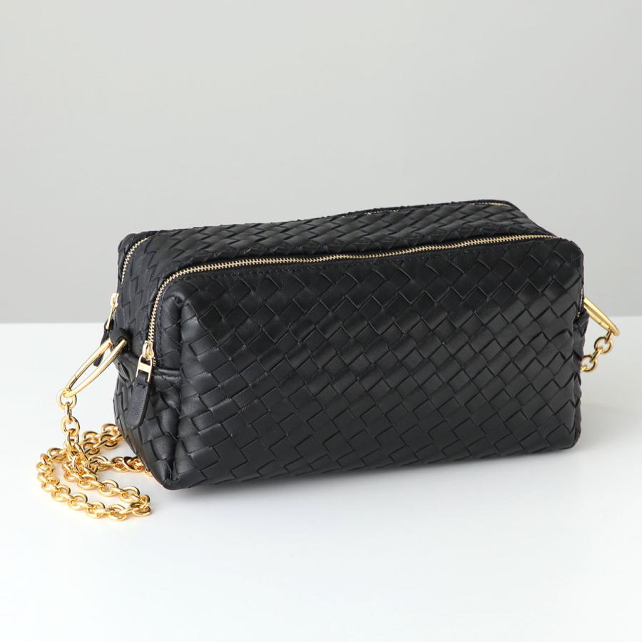 elleme（エレメ） ショルダーバッグ Trousse Chain Woven Leather