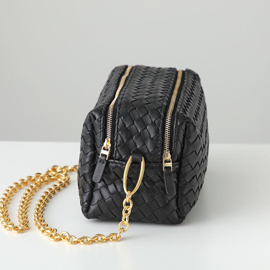 elleme（エレメ） ショルダーバッグ Trousse Chain Woven Leather