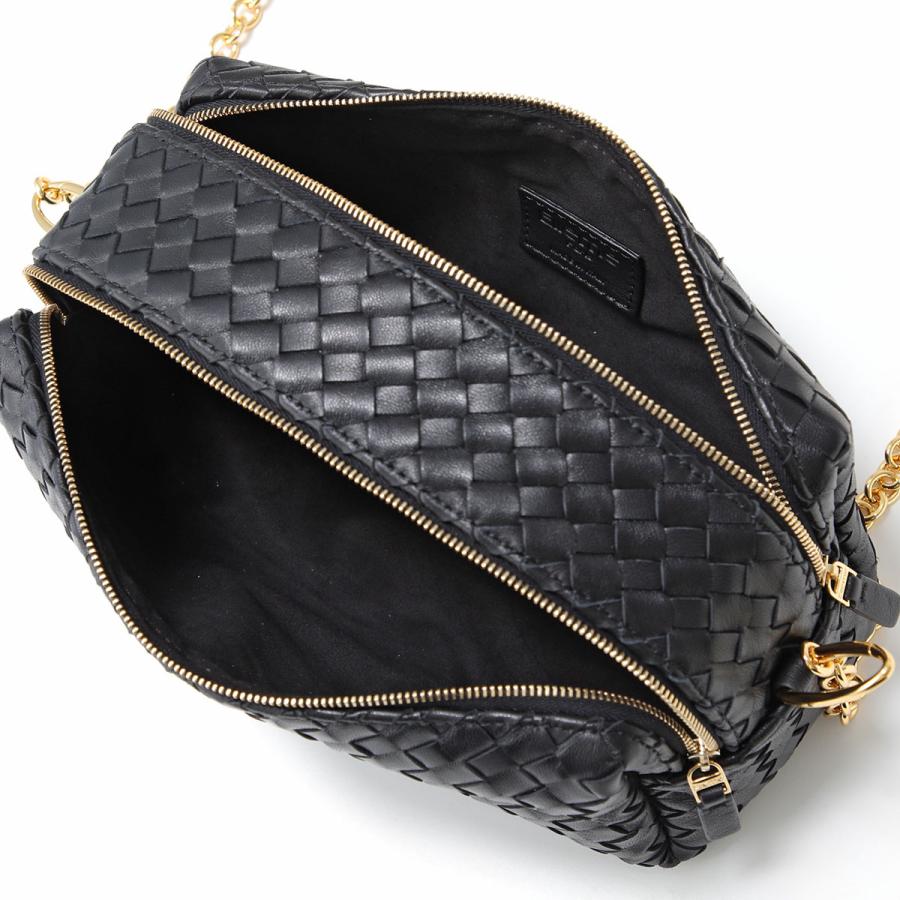 elleme（エレメ） ショルダーバッグ Trousse Chain Woven Leather