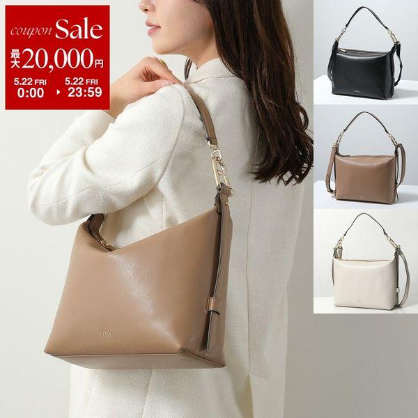 Furla フルラ ハンドバッグ TONIE トニー HOBO M ホーボー WB01964 A.0023 レディース レザー ショルダーバッグ クロスボディ ロゴ 鞄 カラー3色の画像