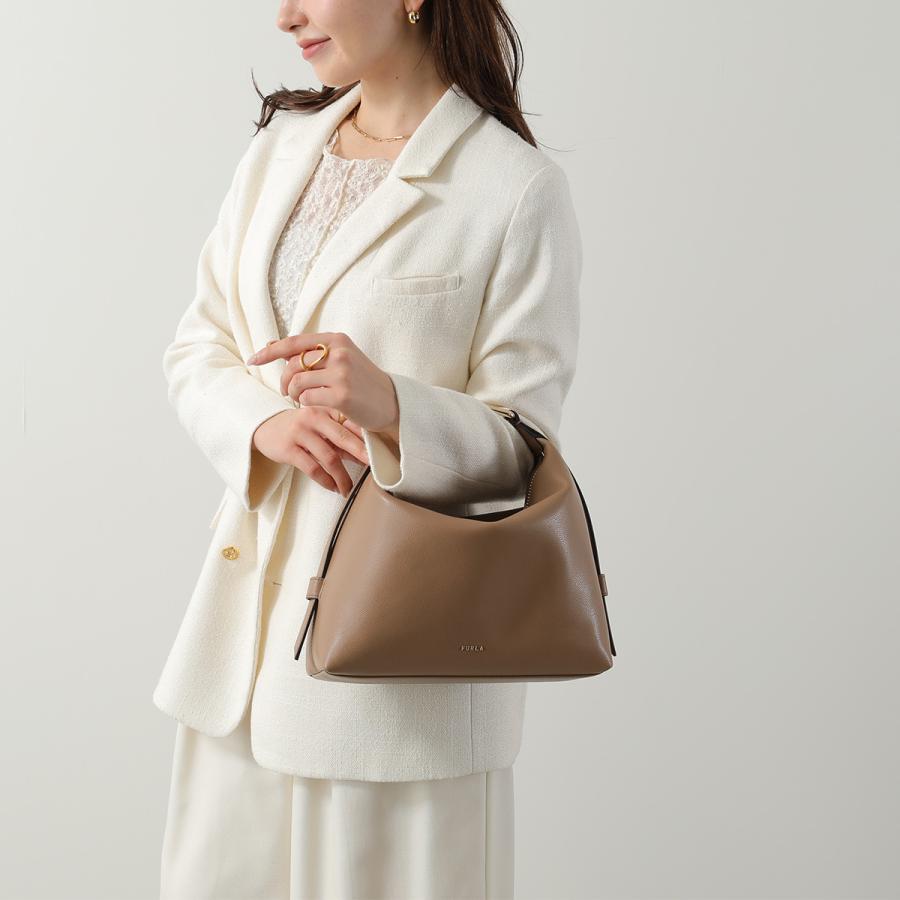 Furla フルラ ハンドバッグ TONIE トニー HOBO M ホーボー WB01964 A.0023 レディース レザー ショルダーバッグ クロスボディ ロゴ 鞄 カラー3色の画像