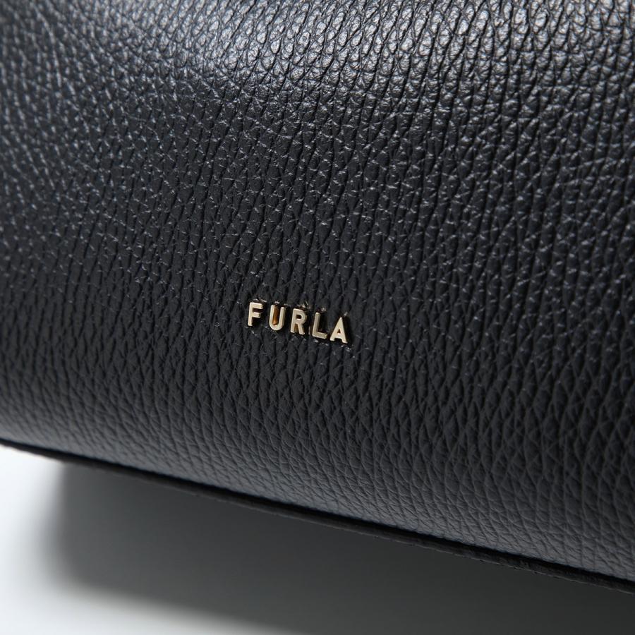 S221　FURLA 　フルラ　レザーハンドバッグ　ブラック FURLA（フルラ） バッグ レディース FURLA 2WAY ハンドバッグ