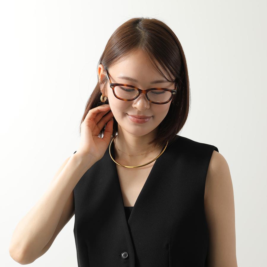 GUCCI グッチ メガネ GG2144OJ レディース オーバル型 セルフレーム フルリム クリングスタイプ アジアンフィット めがね 眼鏡 GGロゴ アイウェア_8