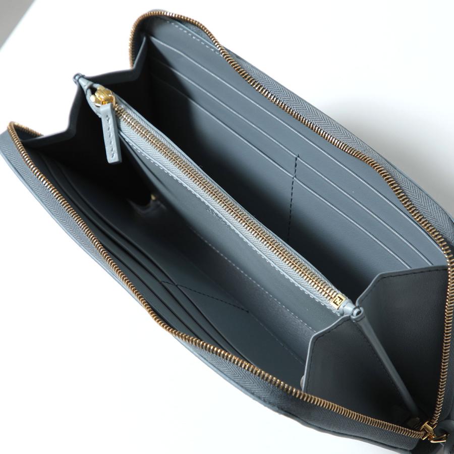 FENDI フェンディ ラウンドファスナー 長財布 8M0517 AYCA F1URV FFダイヤモンド レディース ブルー FENDI（フェンディ） ラウンドファスナー長財布 8M0517 AYCA