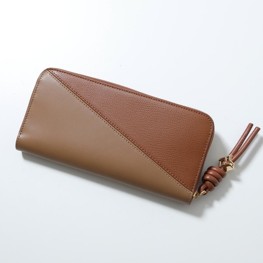 【美品】フェンディ 長財布 ダイアモンド コンチネンタル FFディテール FENDI（フェンディ） 中古 長財布ニ折小銭入付き レディース ブランド