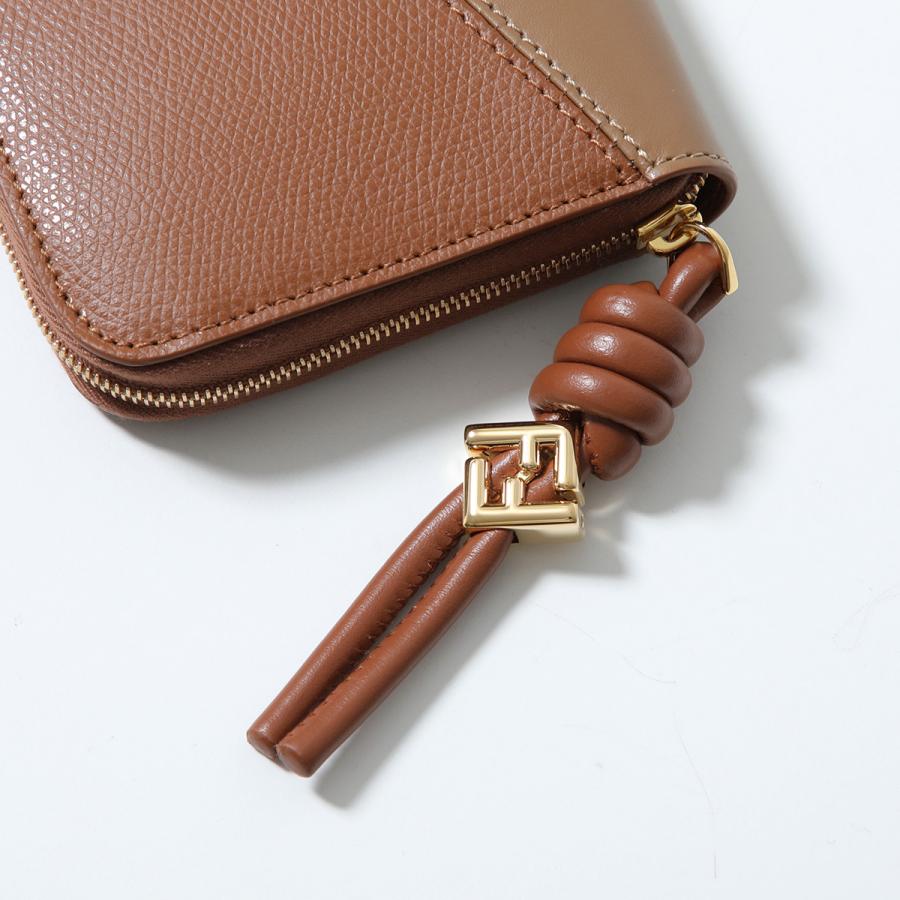 FENDI フェンディ ラウンドファスナー 長財布 8M0517 AYCA F1URV FFダイヤモンド レディース ブルー FENDI フェンディ ラウンドファスナー 長財布 8M0517 AYCA F1URV FF