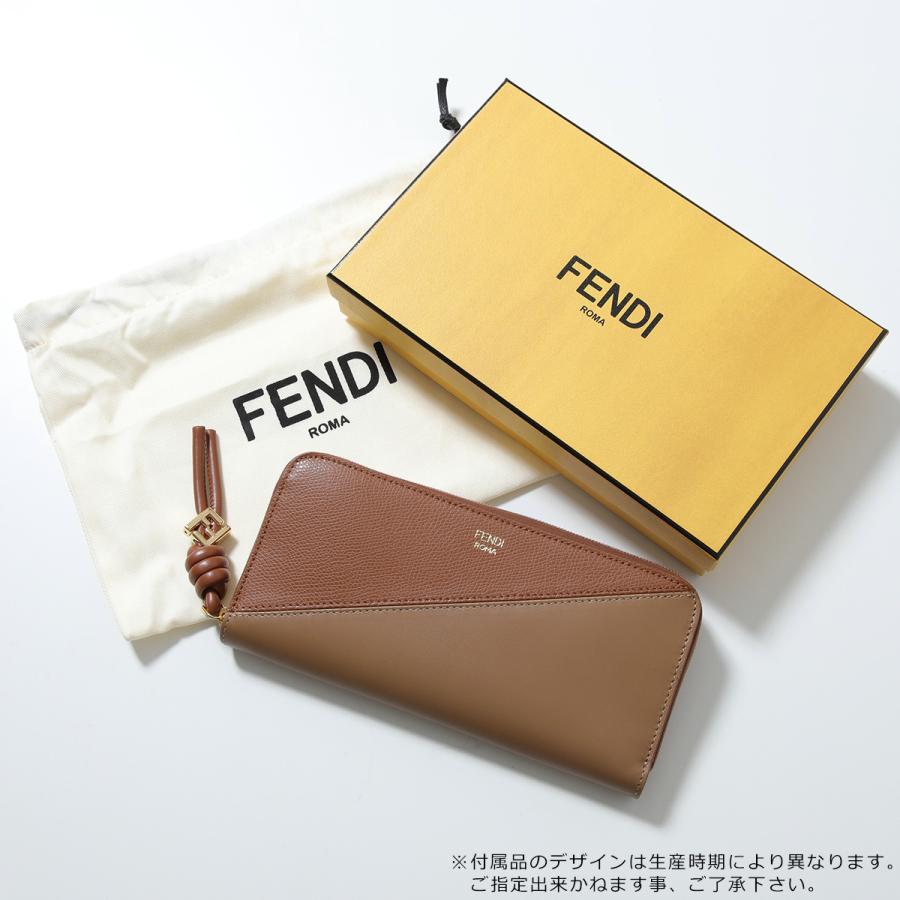 FENDI 長財布　茶色 FENDI（フェンディ） ラウンドファスナー長財布 8M0517 AYCA