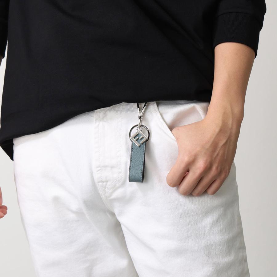 FENDI（フェンディ） キーリング 7AP100 APDQ メンズ レザー FFロゴ