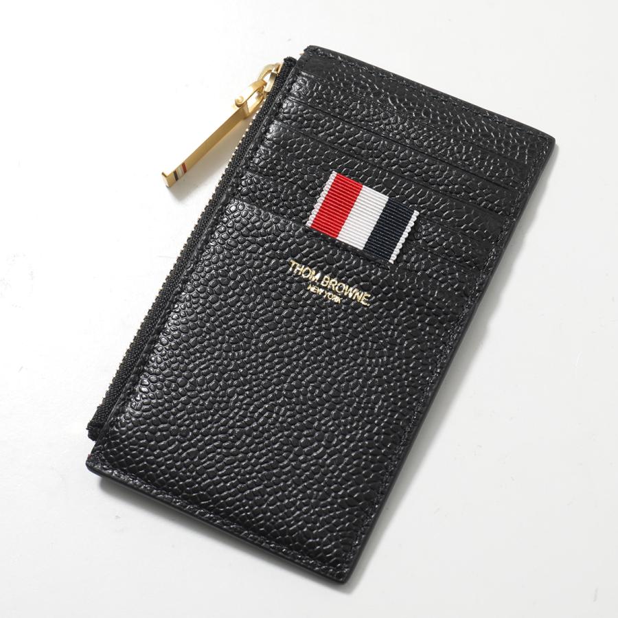 I147 未使用品✨トムブラウン　ケース　財布　コンパクト　レザー　黒 THOM BROWNE（トム ブラウン） コインケース MAW298A 00198 メンズ