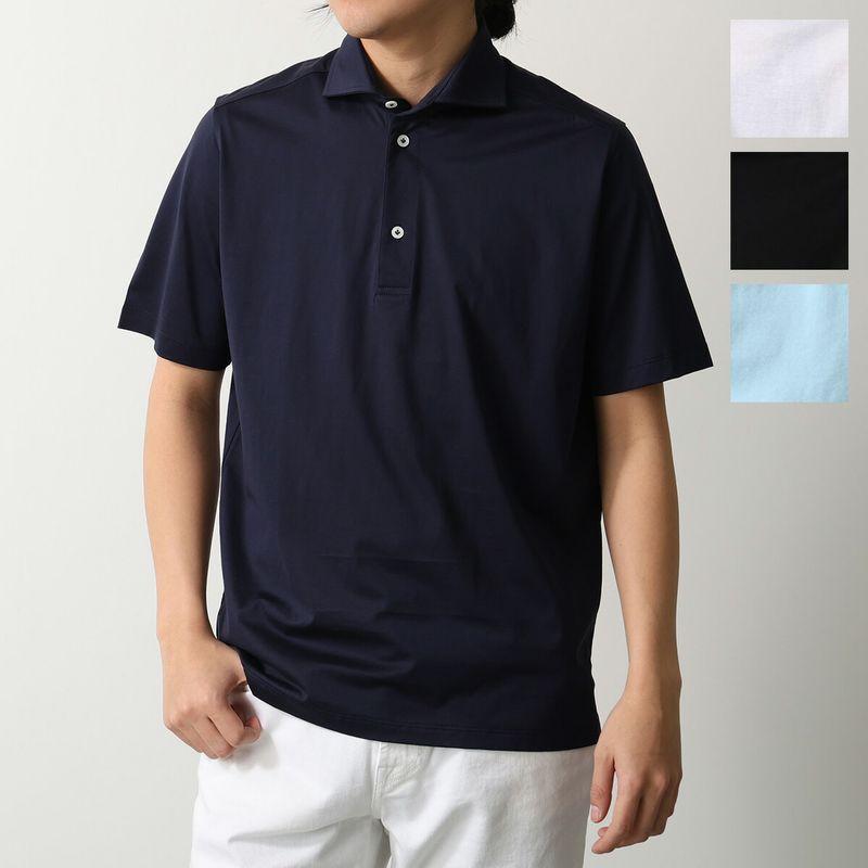 Loro Piana 半袖ポロシャツ Lサイズ ブルー イタリア製 コットン Loro Piana - Loro Piana(ロロピアーナ) イタリア製 コットン