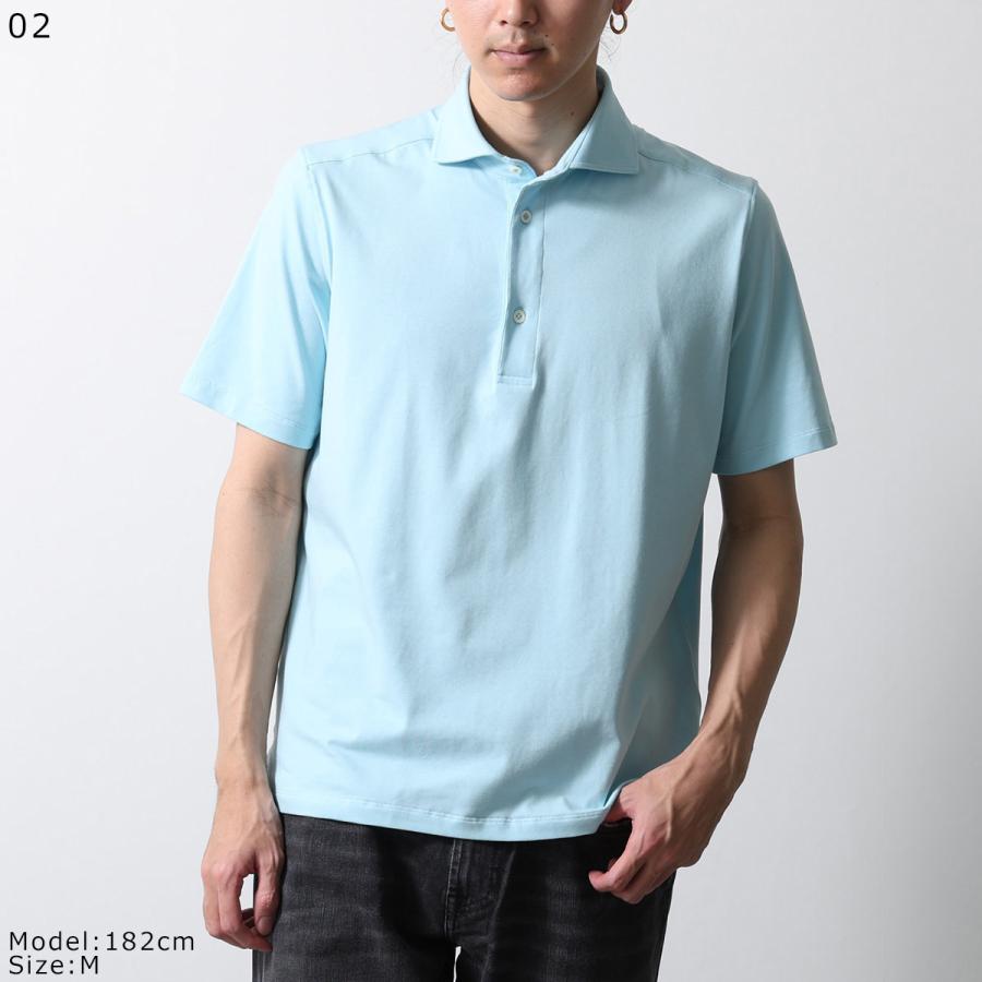 Loro Piana 半袖ポロシャツ Lサイズ ブルー イタリア製 コットン Loro Piana - Loro Piana(ロロピアーナ) イタリア製 コットン