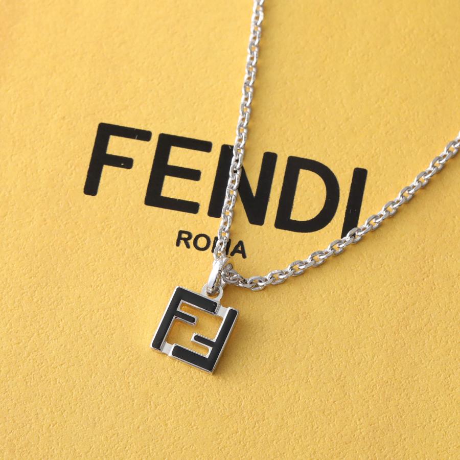 FENDI（フェンディ） ネックレス 7AK013 B09 メンズ FFロゴ ペンダント