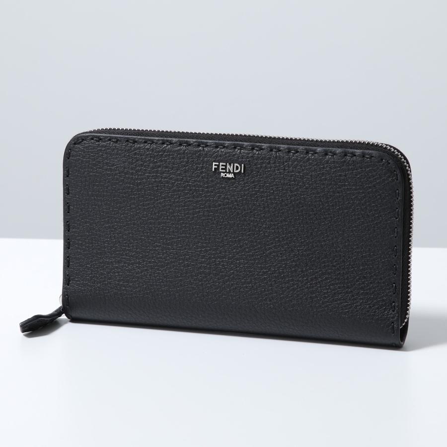 FENDI フェンディ ラウンドファスナー長財布 SELLERIA セレリア 7M0210 AW2F メンズ レザー  小銭入れあり カラー2色 7M0210AW2FF0R2Aの画像