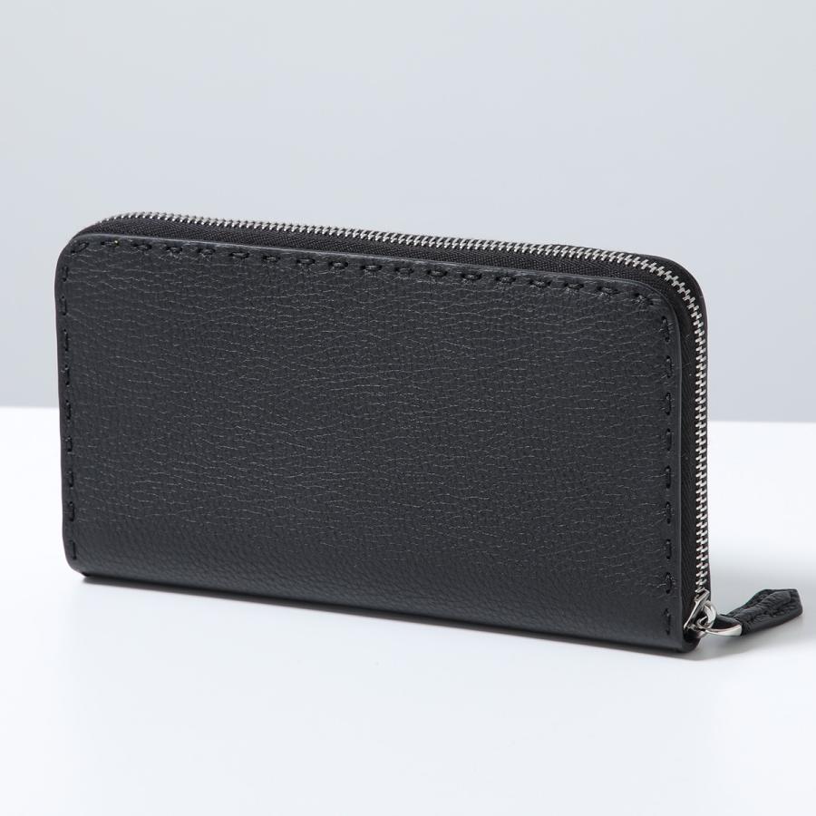FENDI フェンディ ラウンドファスナー長財布 SELLERIA セレリア 7M0210 AW2F メンズ レザー  小銭入れあり カラー2色 7M0210AW2FF0R2Aの画像