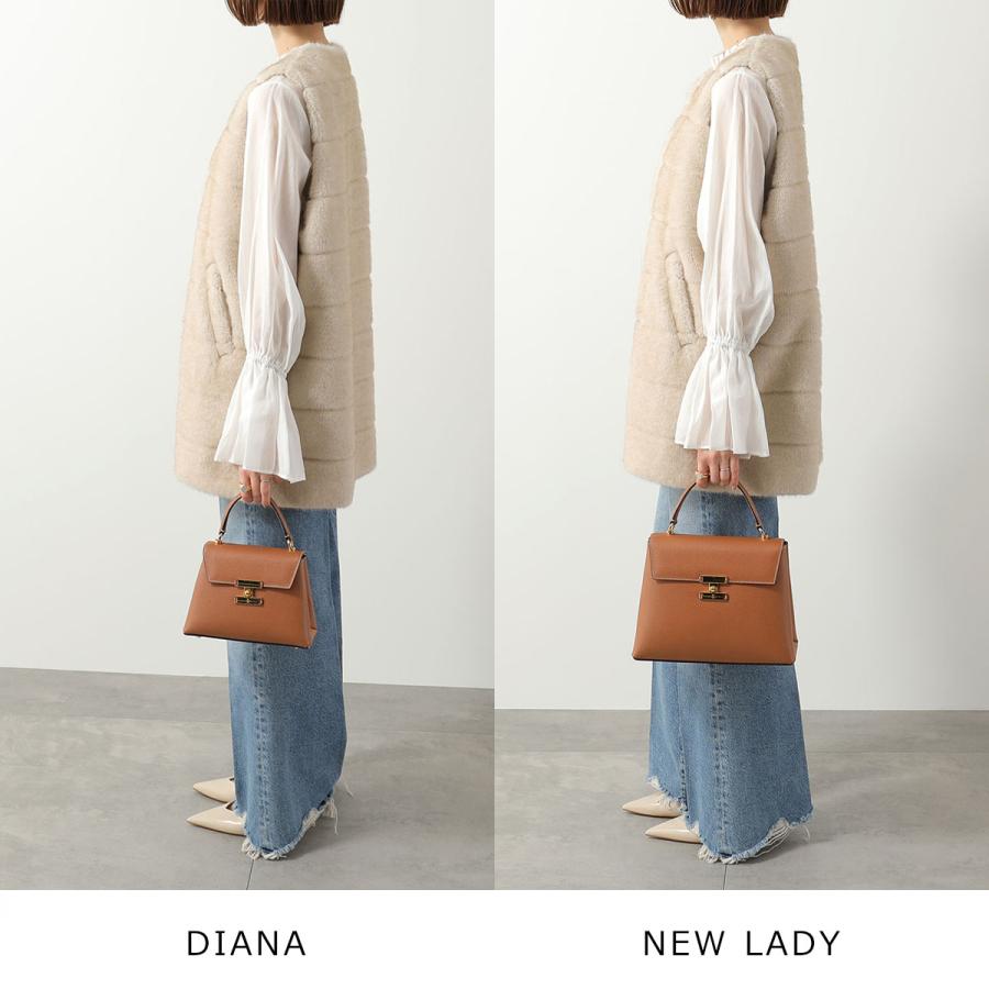 CARBOTTI カルボッティ ハンドバッグ NEW LADY ニューレディ 323 レディース パルメラートレザー ショルダーバッグ シルバー金具 ロゴ 鞄 カラー2色の画像