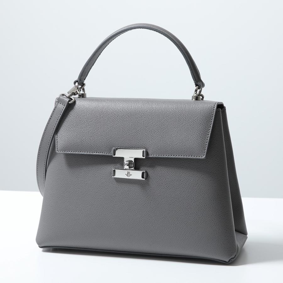 CARBOTTI カルボッティ ハンドバッグ NEW LADY ニューレディ 323 レディース パルメラートレザー ショルダーバッグ シルバー金具 ロゴ 鞄 カラー2色の画像