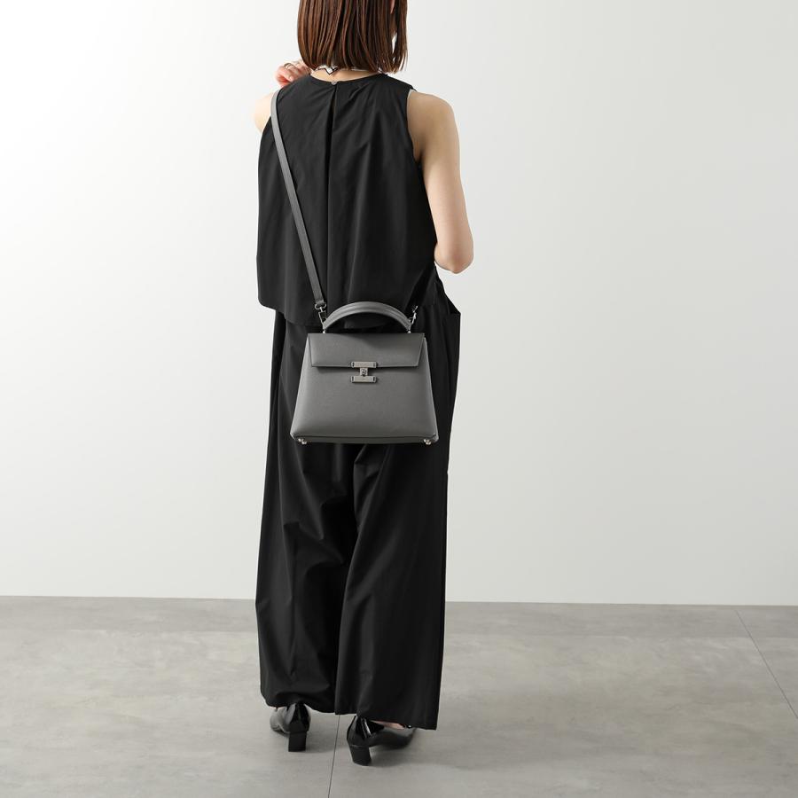 CARBOTTI カルボッティ ハンドバッグ NEW LADY ニューレディ 323 レディース パルメラートレザー ショルダーバッグ シルバー金具 ロゴ 鞄 カラー2色の画像