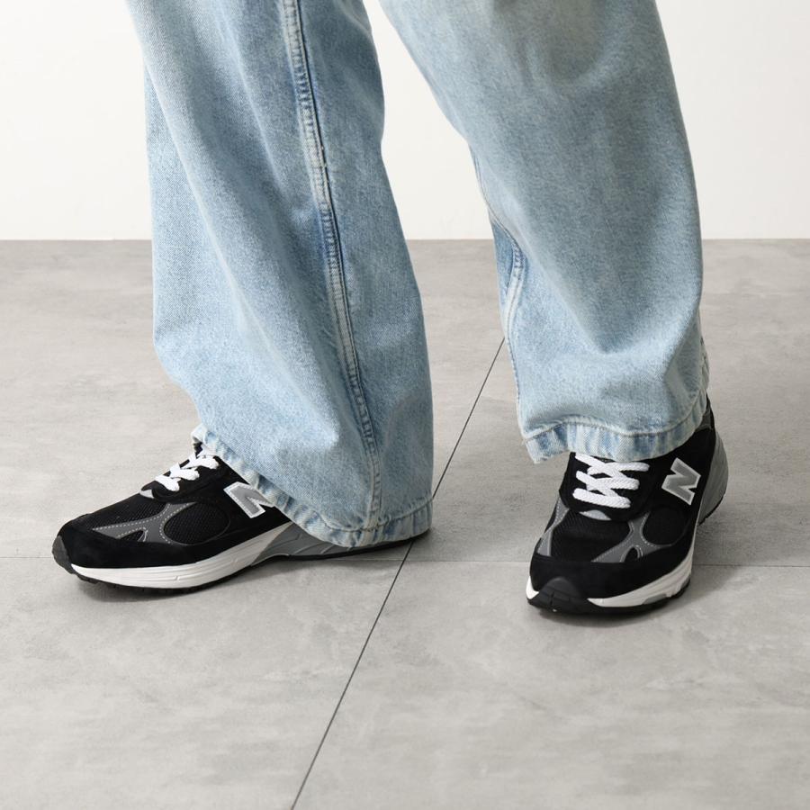 New Balance ニューバランス スニーカー MR993BK メンズ ローカット スウェード メッシュ Made in USA Dウィズ 軽量 シューズ 靴 ブラックの画像