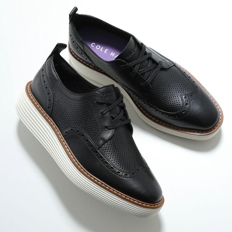 【希少】COLE HAAN ウイングチップ(イギリス製) BENCH MADE ENGLAND○COLE-HAAN内羽根式ウイングチップシューズsize
