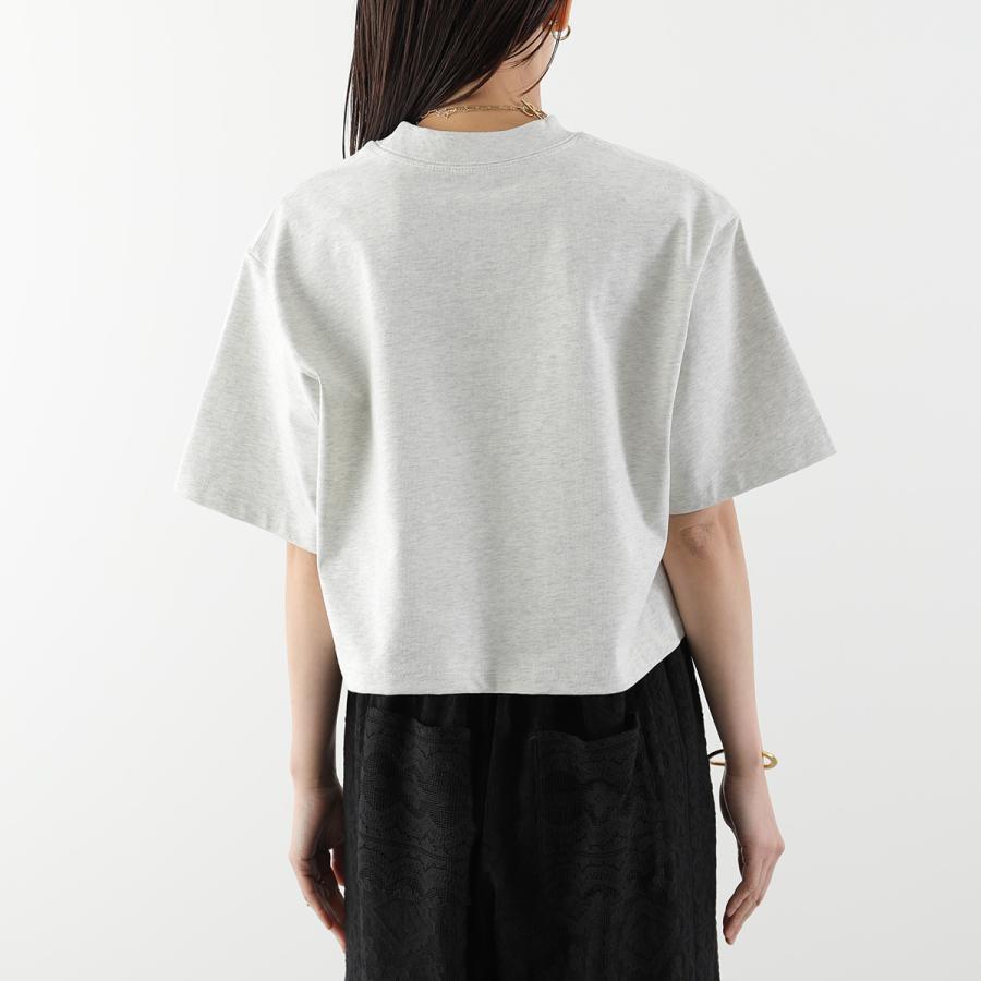 anana アナナ Tシャツ a16-014 レディース 半袖 フォトT プリント コットン カットソー クルーネック クロップド ショート丈 カラー2色の画像