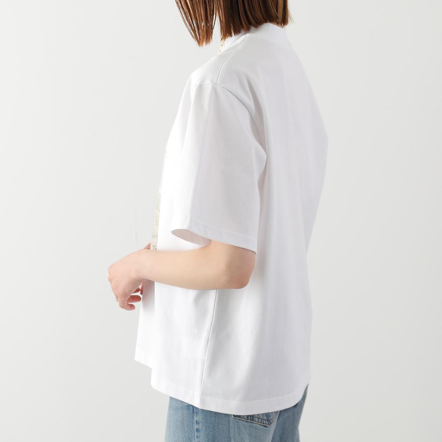 anana アナナ Tシャツ a16-015 レディース 半袖 CAPPABAZAAR フォトT プリント コットン カットソー クルーネック オーバーサイズ カラー2色の画像