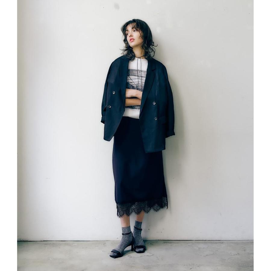 anana アナナ Tシャツ a16-015 レディース 半袖 CAPPABAZAAR フォトT プリント コットン カットソー クルーネック オーバーサイズ カラー2色の画像