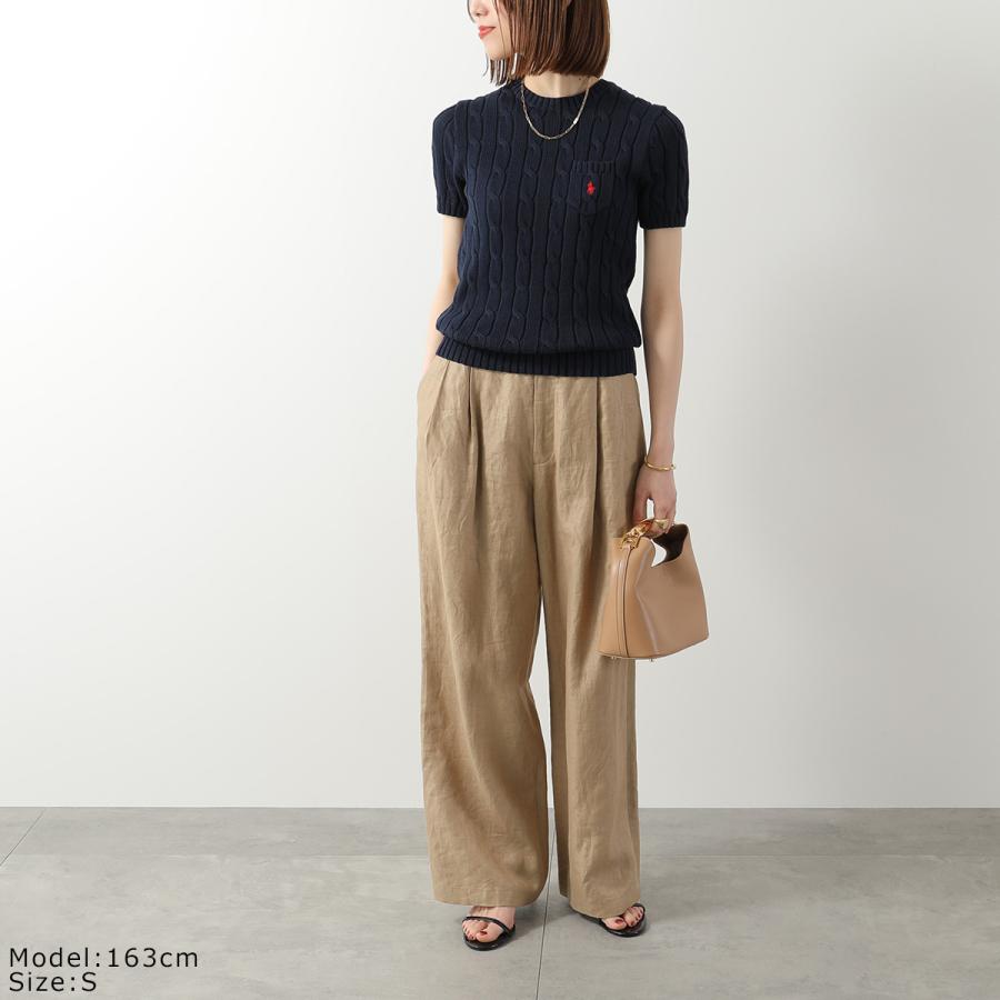 ポロラルフローレン ケーブルニットポロシャツ　ポニー刺繍　ウォッシュ加工　XS 楽天市場】ラルフローレン ポロシャツ（素材（生地・毛糸）ニット