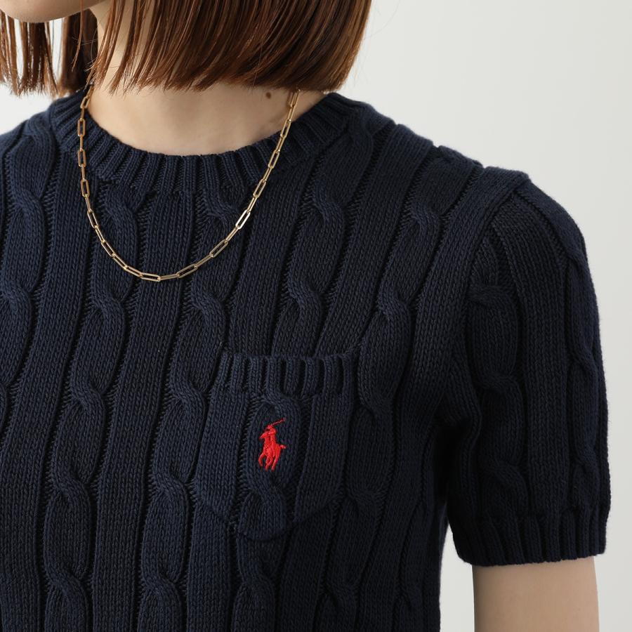 ポロラルフローレン ケーブルニットポロシャツ　ポニー刺繍　ウォッシュ加工　XS 楽天市場】ラルフローレン ポロシャツ（素材（生地・毛糸）ニット