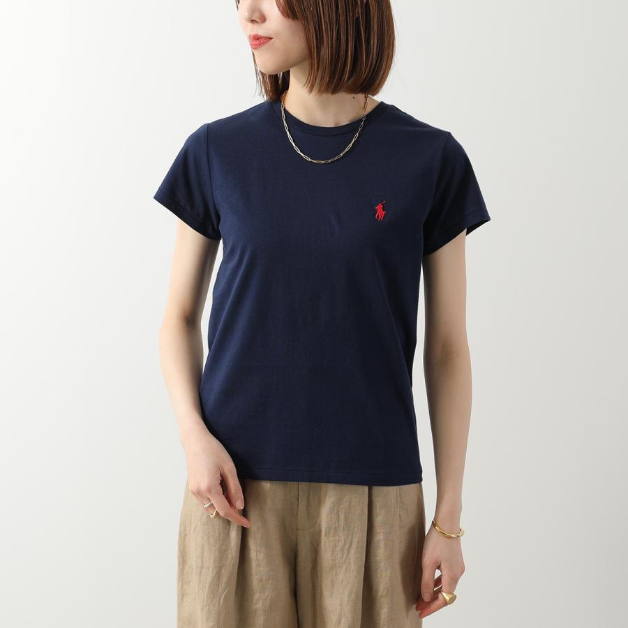POLOラルフローレン ポロシャツ Tシャツ 刺繍 ネイビー レディース 中古・古着通販】POLO RALPH LAUREN (ポロ・ラルフローレン) ポロベア