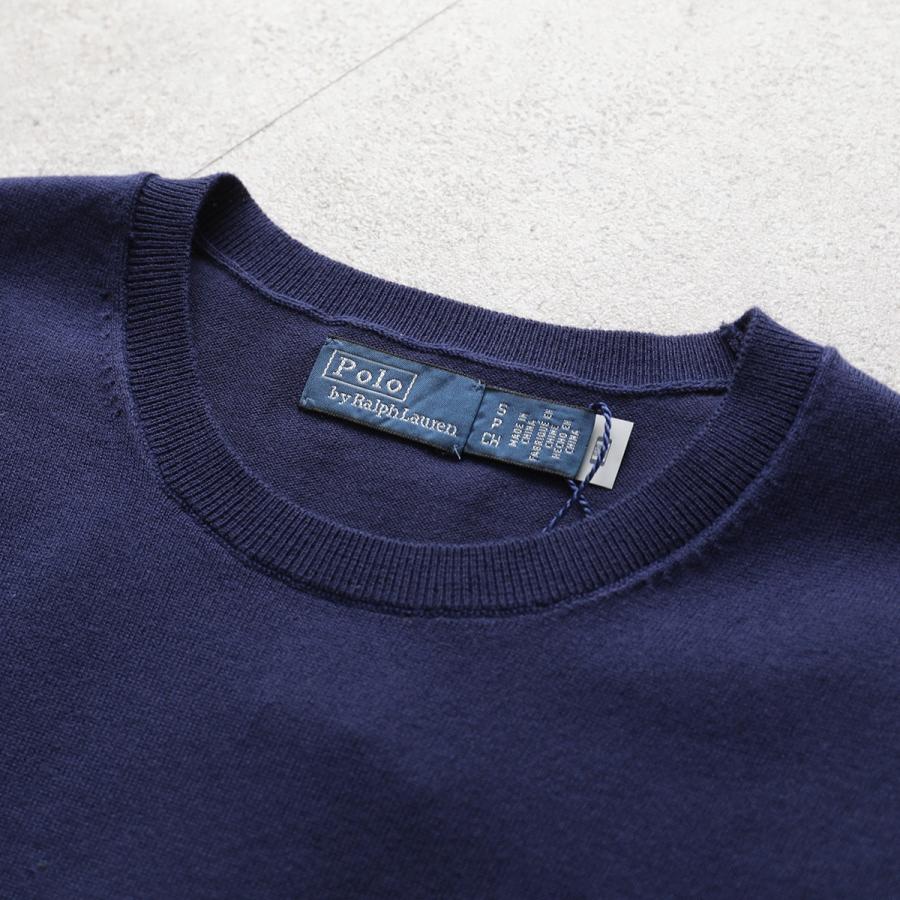 POLO RALPH LAUREN ポロラルフローレン ショートスリーブセーター サイズ:S ポニー刺繍/半袖ニット    ブルー レディース / 240001169876 POLO RALPH LAUREN（ポロ・ラルフローレン） ニット セーター ショート