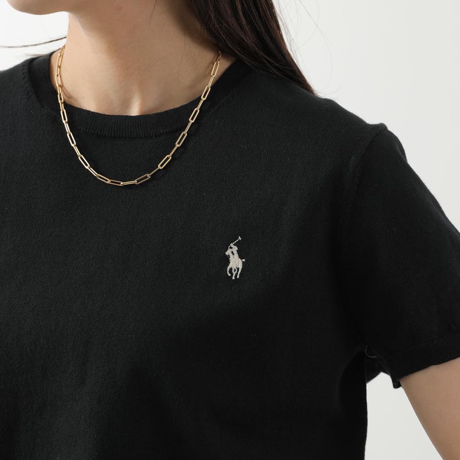 Polo by Ralph Lauren半袖サマーニットポロシャツ ポニー刺繍M Ralph Laurenラルフローレン 半袖コットンニット ピンク ポニー刺繍M