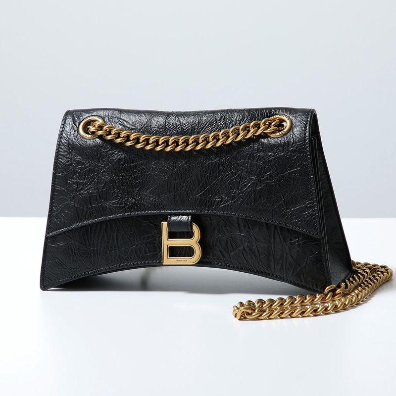 バレンシアガ ミニボストンバッグ BB 総柄 キャンバス レザー ロゴプレート BALENCIAGA（バレンシアガ） ハンドバッグ CRUSH クラッシュ 781920