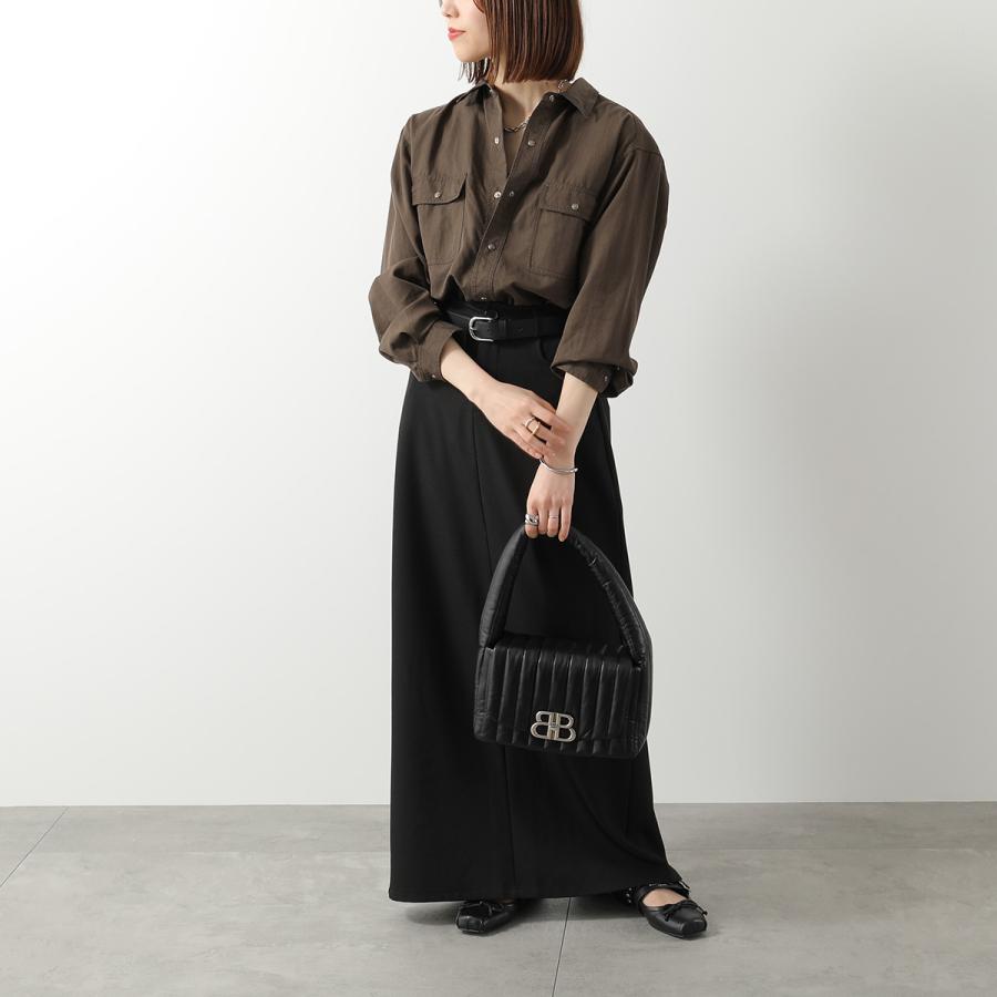 BALENCIAGA(バレンシアガ) モナコ スリング バッグ ショルダーバッグ ワンショルダー ハンドバッグ レザー ブラック黒 シルバー金具 787896 レディース 40802181229【中古】【アラモード】 BALENCIAGA - BALENCIAGA(バレンシアガ) モナコ スリング バッグ