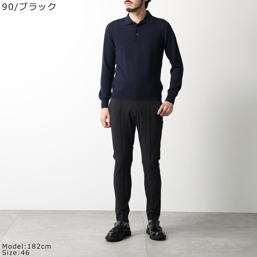 39 極美品　春夏　ジャブスアルキヴィオ　スラックス　ネイビー　マサッチョ　46 giab's ARCHIVIO（ジャブス アルキヴィオ） スラックス MASACCIO GOLD