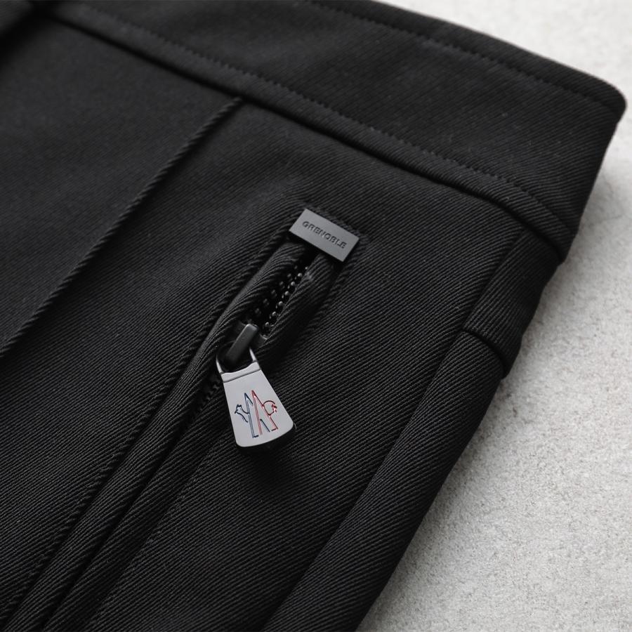 MONCLER GRENOBLE モンクレール グルノーブル トラウザーズパンツ  2A00001 53064 レディース スリム 裏起毛 ロゴ刺繍 ストレッチ 999 2A0000153064999の画像