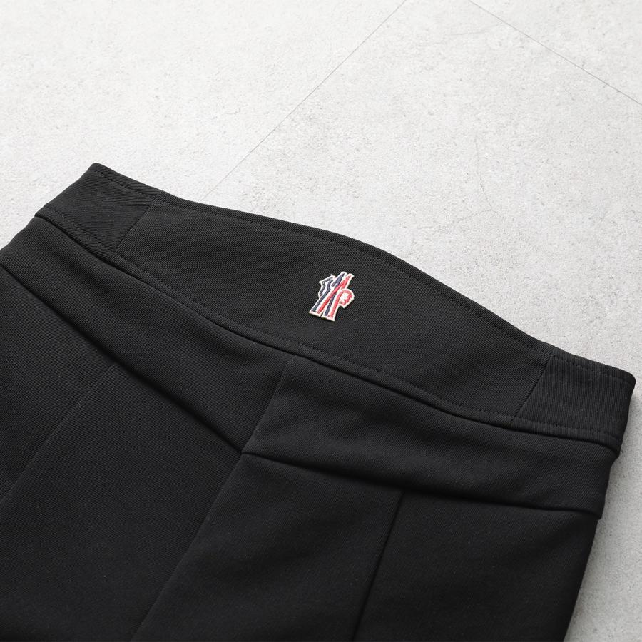 MONCLER GRENOBLE モンクレール グルノーブル トラウザーズパンツ  2A00001 53064 レディース スリム 裏起毛 ロゴ刺繍 ストレッチ 999 2A0000153064999の画像