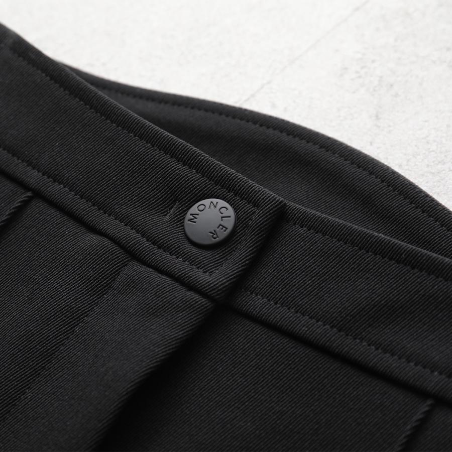 MONCLER GRENOBLE モンクレール グルノーブル トラウザーズパンツ  2A00001 53064 レディース スリム 裏起毛 ロゴ刺繍 ストレッチ 999 2A0000153064999の画像