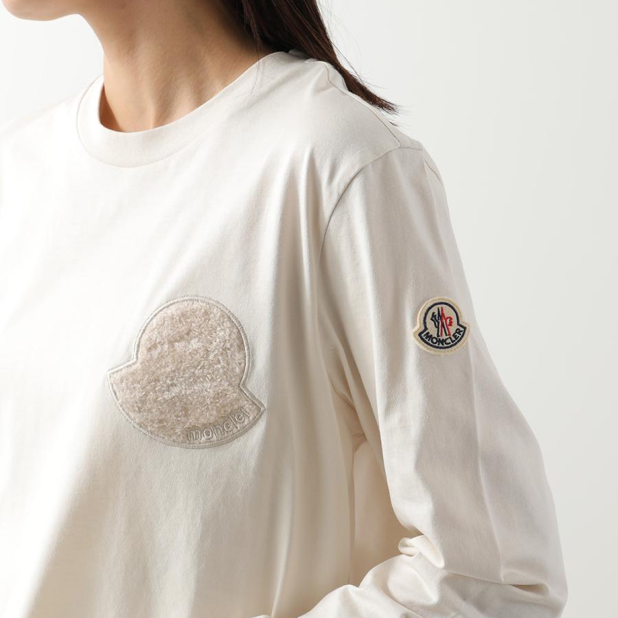 〔美品〕モンクレール　レディース　ロンT ホワイト 長袖 TシャツXS 5S52 モンクレール レディース Tシャツ 長袖 MONCLER ブランド ロンT