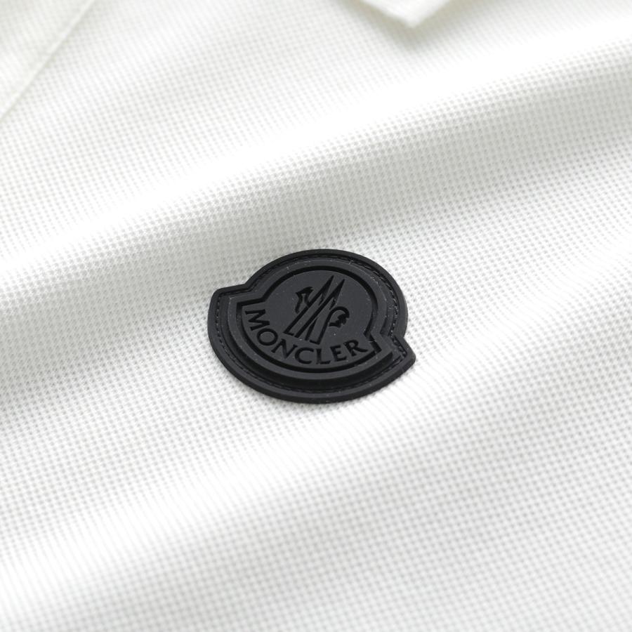 MONCLER Matt Black モンクレール マットブラックコレクション ポロシャツ 8A00019 89A16 メンズ 半袖 フロッキープリントロゴ K20918A0001989A16999の画像