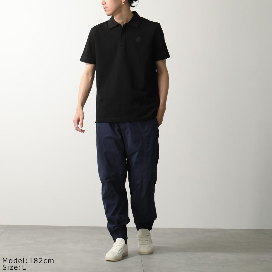 MONCLER ブラック ポロシャツ L ブラック ポロシャツ : Tシャツ＆ポロシャツ 向けの メンズ | モンクレール
