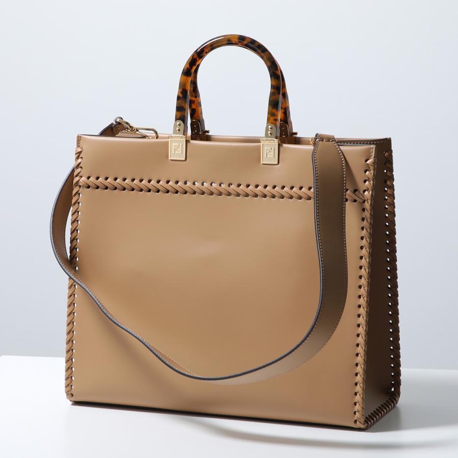 FENDI フェンディ トゥジュール レザー トートバッグ ビジネスバッグ 濃茶 フェンディ トートバッグ レディース FENDI レザー イタリア 8BH386