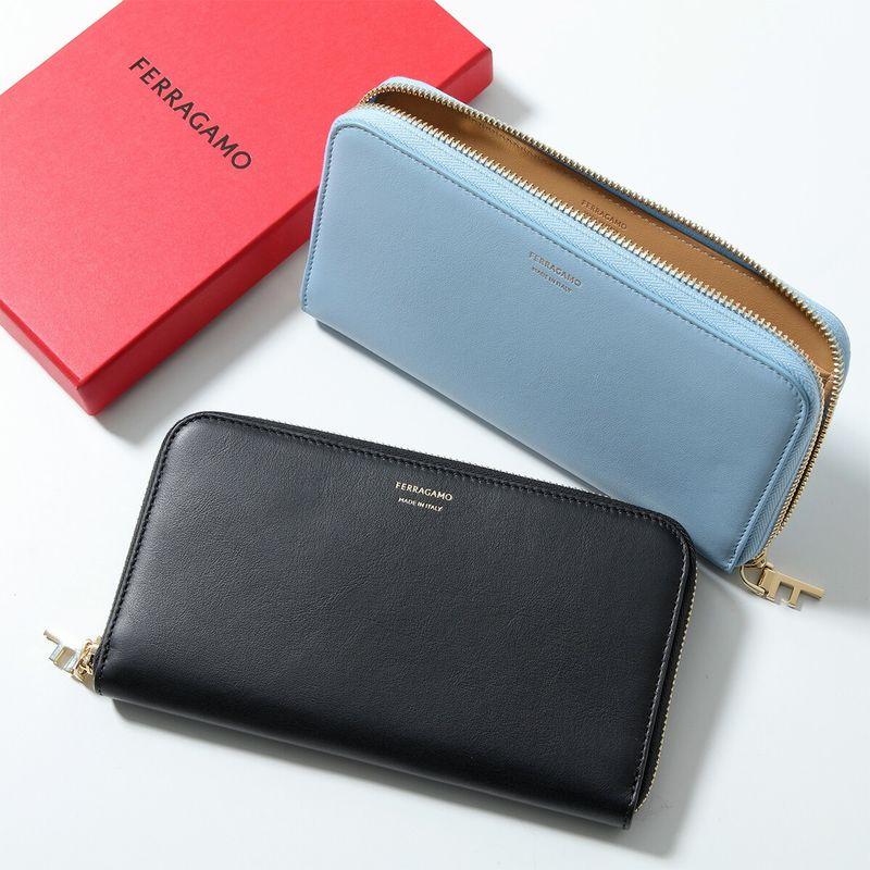 FERRAGAMO（フェラガモ） ラウンドファスナー長財布 22 0795 775336