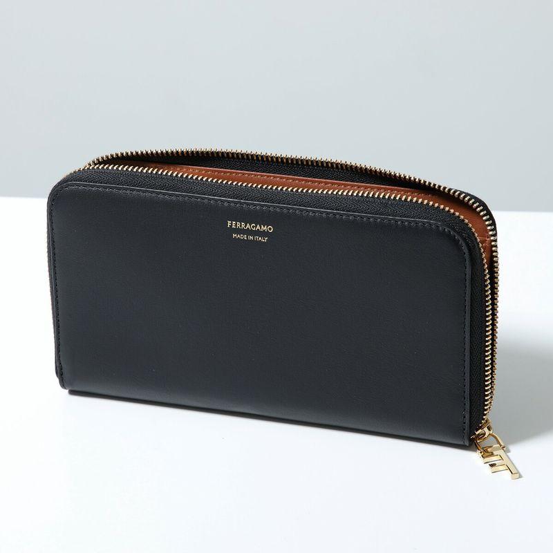 FERRAGAMO（フェラガモ） ラウンドファスナー長財布 22 0795 775336