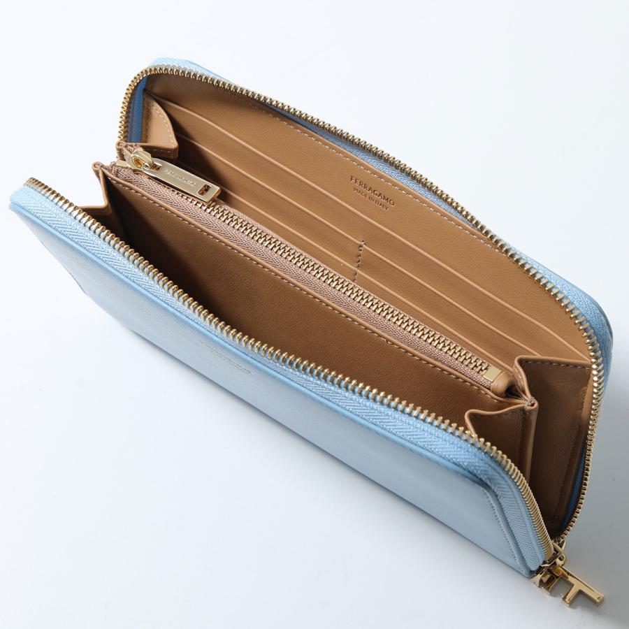 FERRAGAMO（フェラガモ） ラウンドファスナー長財布 22 0795 775336