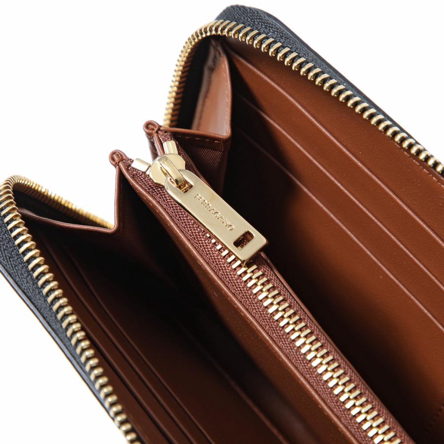 FERRAGAMO（フェラガモ） ラウンドファスナー長財布 22 0795 775336