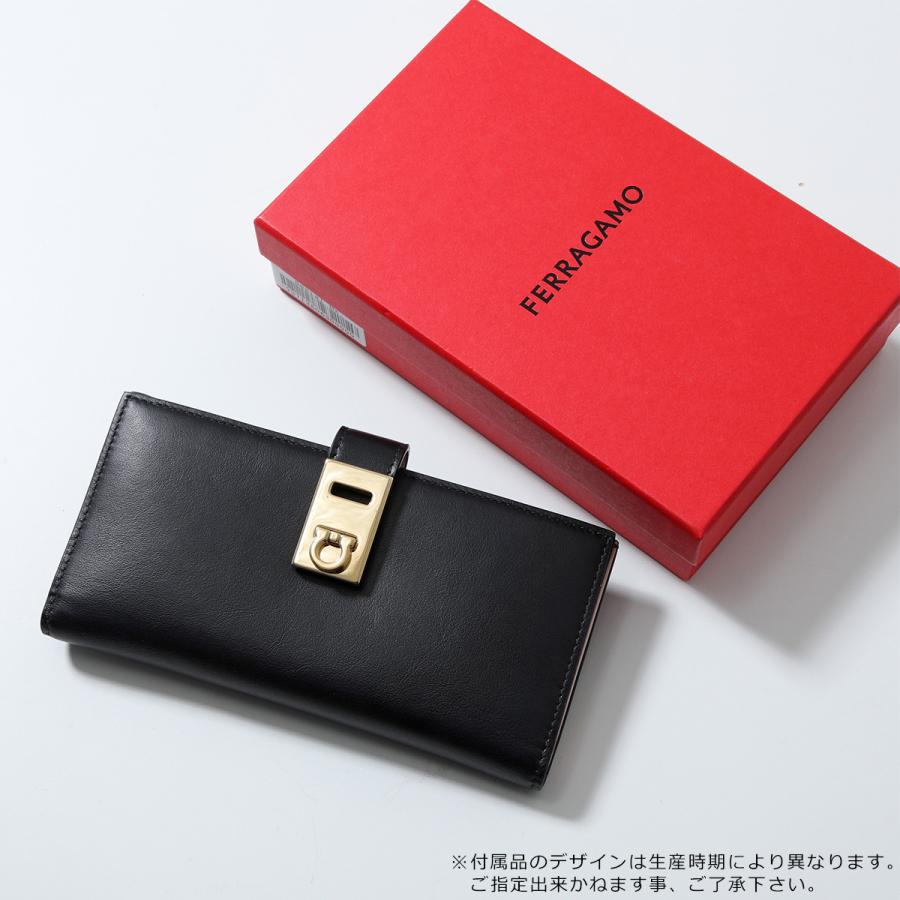 FERRAGAMO（フェラガモ） 二つ折り長財布 HUG ハグ 22 0522 770845